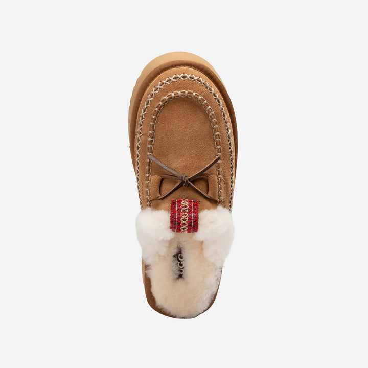OZWEAR UGG Letitia Platform Slipper (Replaceable Decoration)