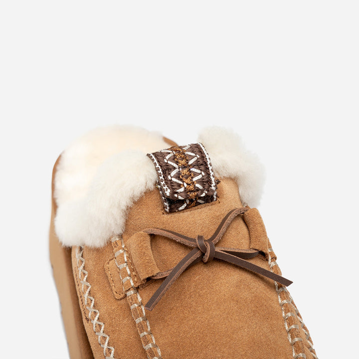 OZWEAR UGG Letitia Platform Slipper (Replaceable Decoration)