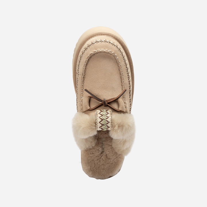 OZWEAR UGG Letitia Platform Slipper (Replaceable Decoration)