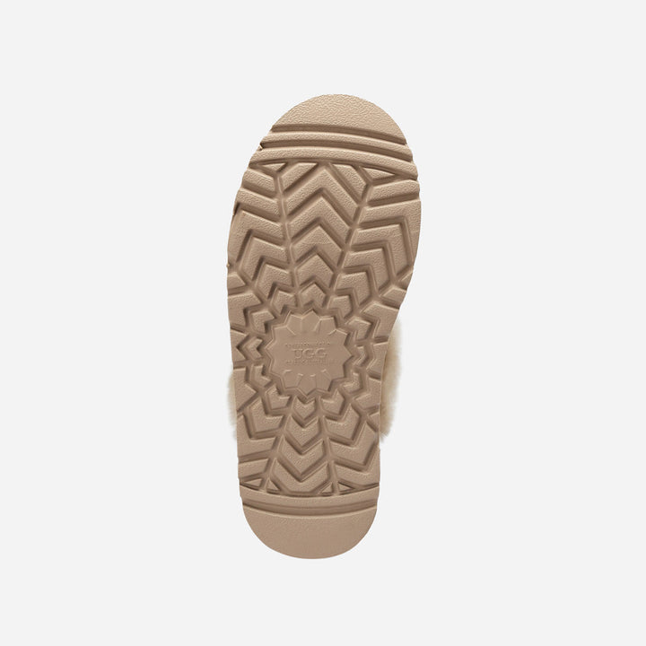 OZWEAR UGG Letitia Platform Slipper (Replaceable Decoration)