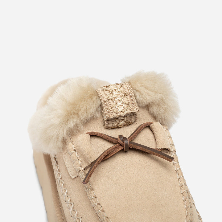 OZWEAR UGG Letitia Platform Slipper (Replaceable Decoration)