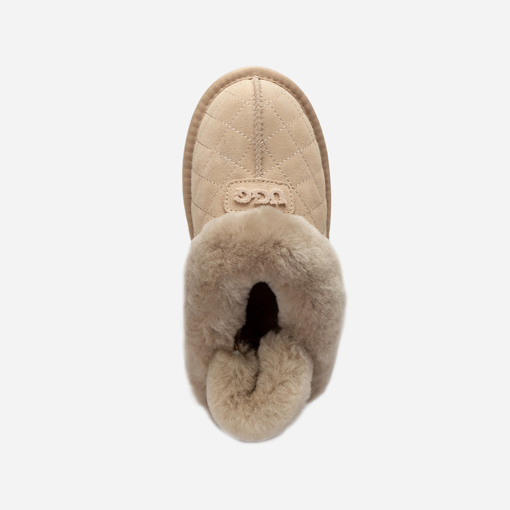 OZWEAR UGG Coquette Matelasse Emb Logo Slipper( Detachable Feature)