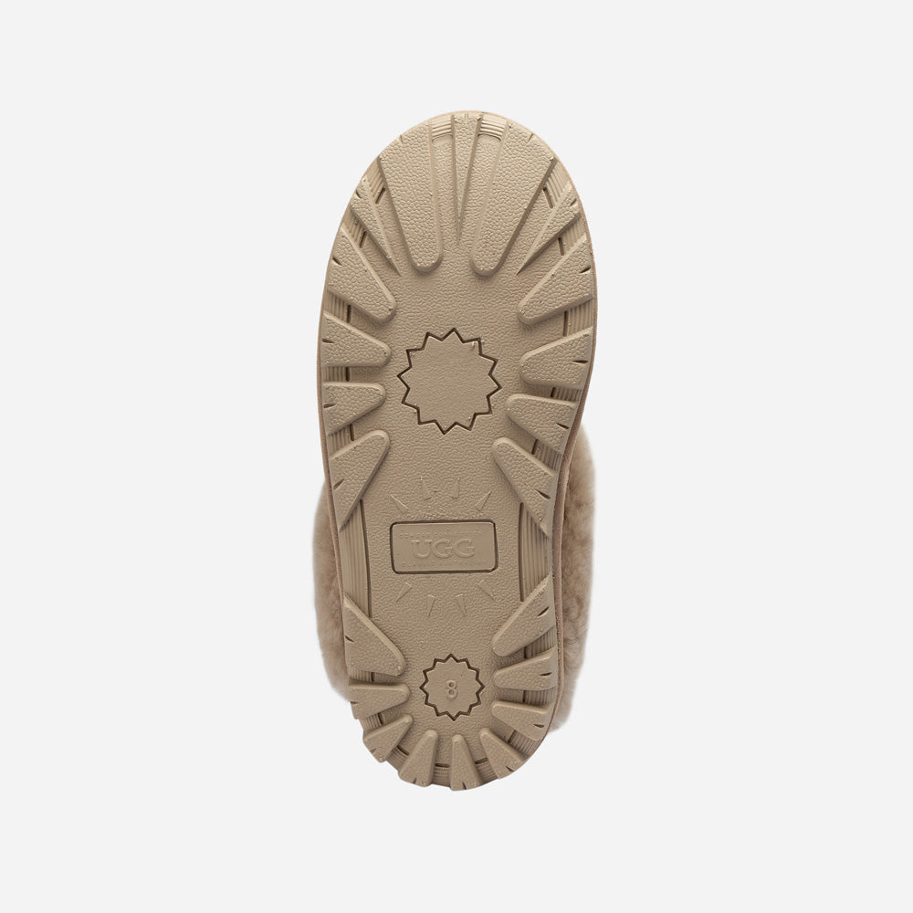 OZWEAR UGG Coquette Matelasse Emb Logo Slipper( Detachable Feature)