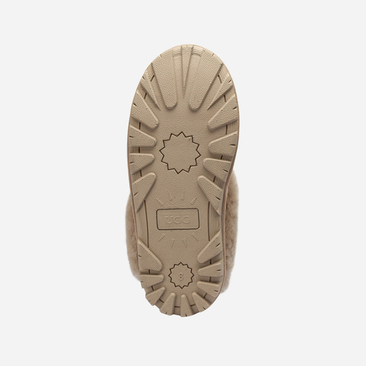 OZWEAR UGG Coquette Matelasse Emb Logo Slipper( Detachable Feature)