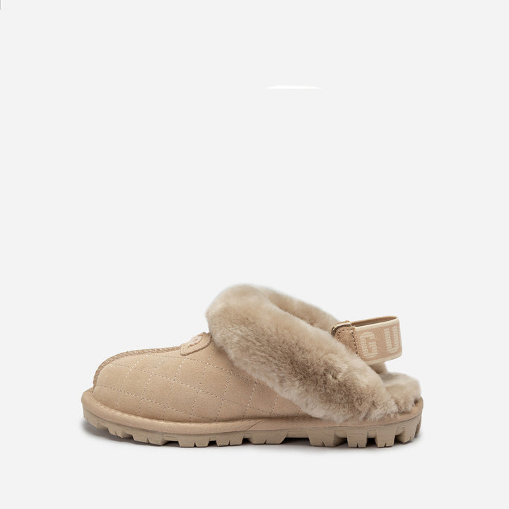 OZWEAR UGG Coquette Matelasse Emb Logo Slipper( Detachable Feature)