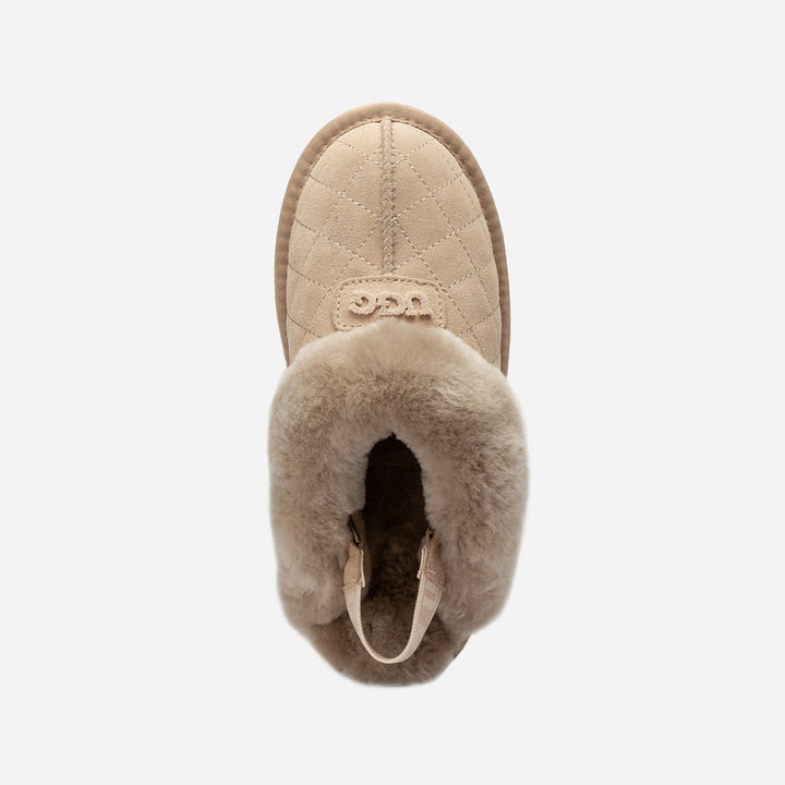 OZWEAR UGG Coquette Matelasse Emb Logo Slipper( Detachable Feature)