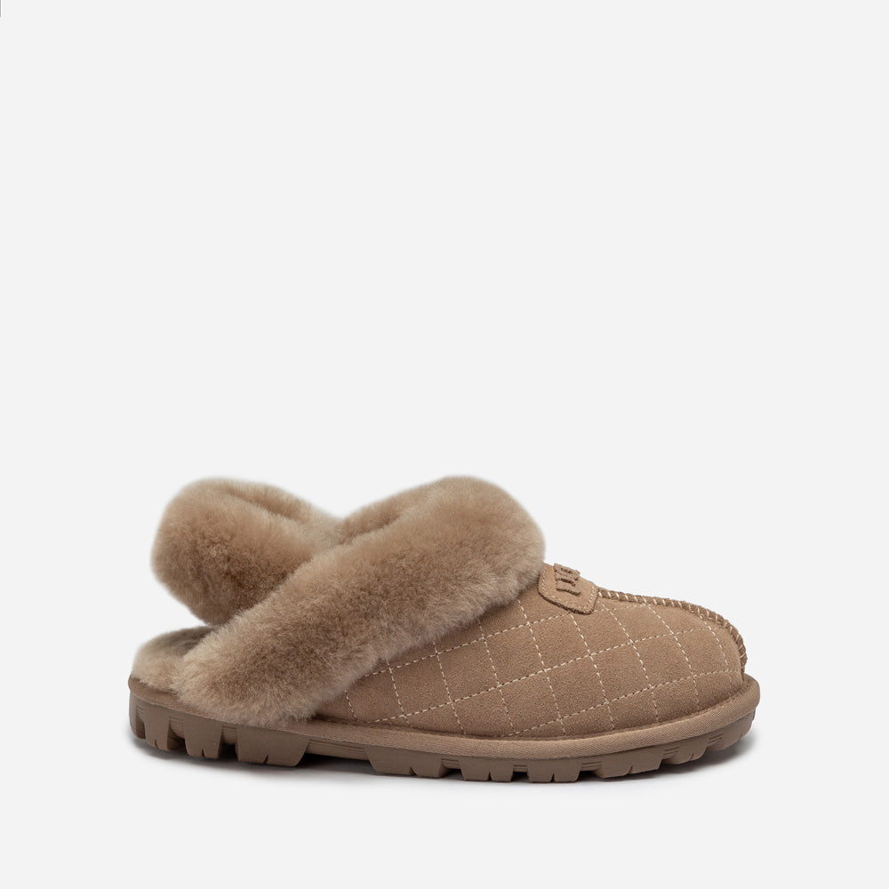 OZWEAR UGG Coquette Matelasse Emb Logo Slipper( Detachable Feature)