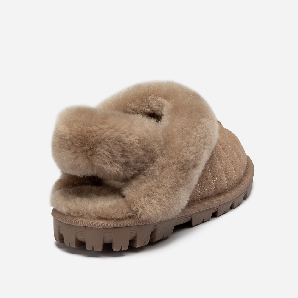 OZWEAR UGG Coquette Matelasse Emb Logo Slipper( Detachable Feature)