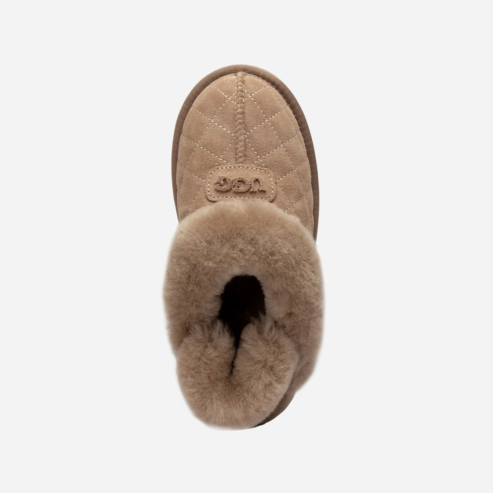 OZWEAR UGG Coquette Matelasse Emb Logo Slipper( Detachable Feature)