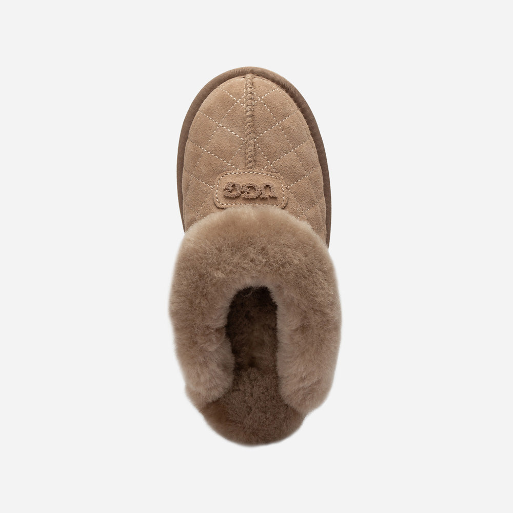 OZWEAR UGG Coquette Matelasse Emb Logo Slipper( Detachable Feature)