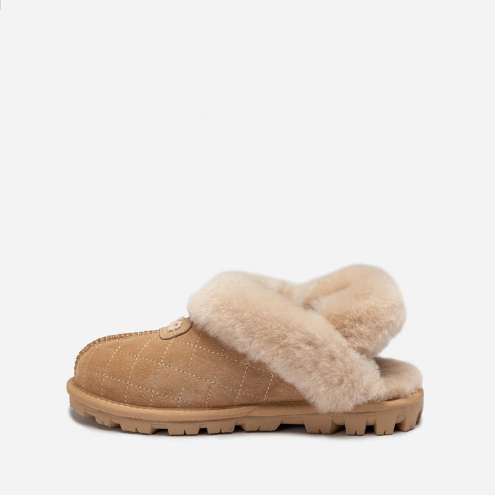 OZWEAR UGG Coquette Matelasse Emb Logo Slipper( Detachable Feature)