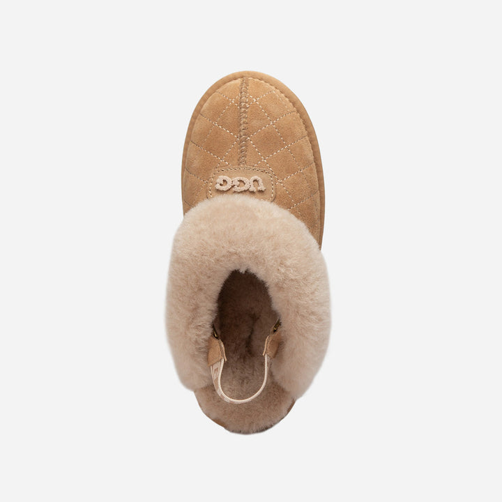 OZWEAR UGG Coquette Matelasse Emb Logo Slipper( Detachable Feature)