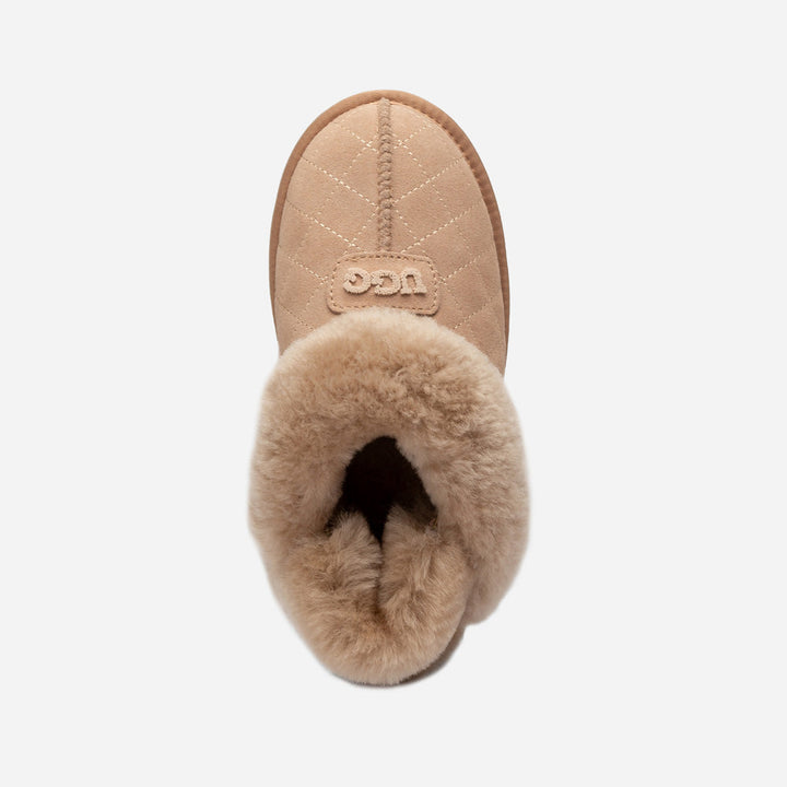 OZWEAR UGG Coquette Matelasse Emb Logo Slipper( Detachable Feature)