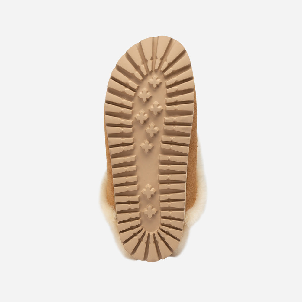 OZWEAR UGG Priya Knit Logo Shearling Slipper