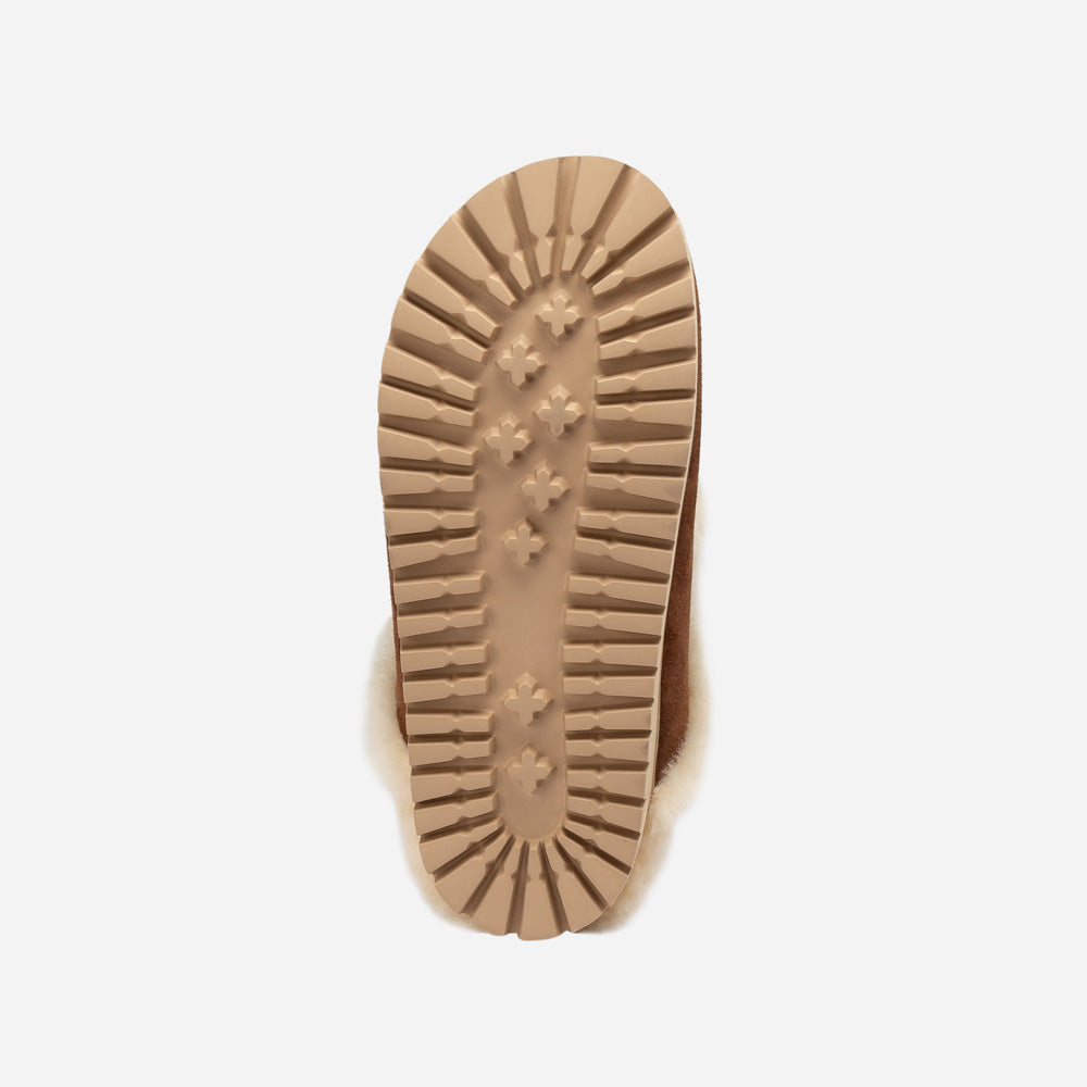 OZWEAR UGG Priya Knit Logo Shearling Slipper
