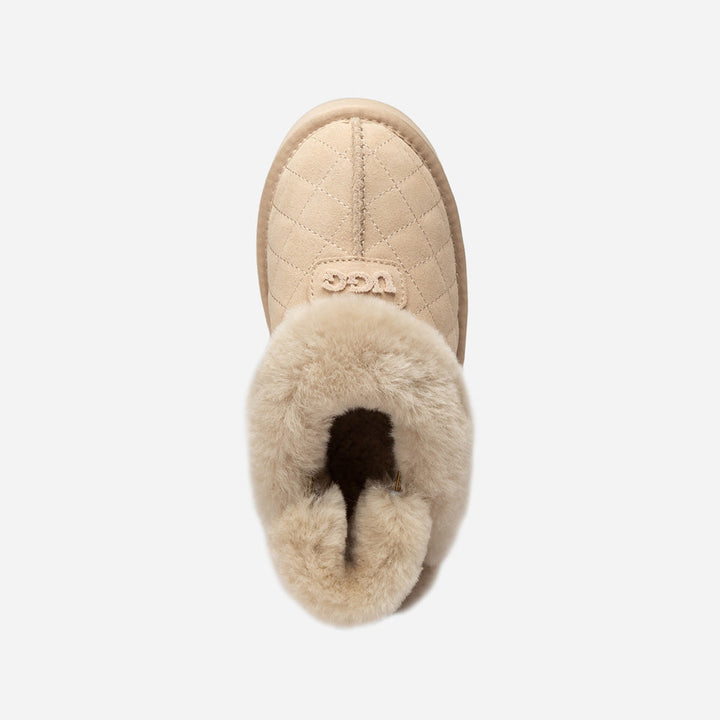 OZWEAR UGG Coquette Matelassé Logo Platform Slipper (Detachable Feature)
