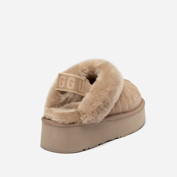OZWEAR UGG Coquette Matelassé Logo Platform Slipper (Detachable Feature)