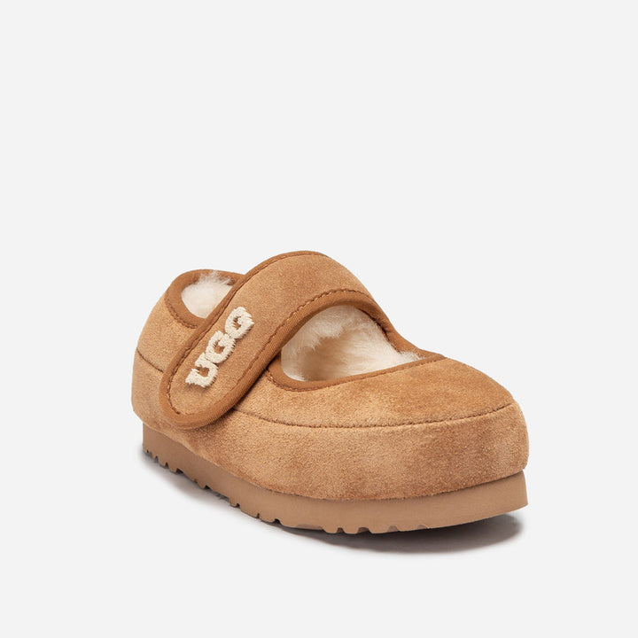 OZWEAR UGG Logo Kids Mary Jane