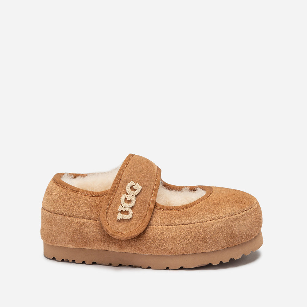 OZWEAR UGG Logo Kids Mary Jane