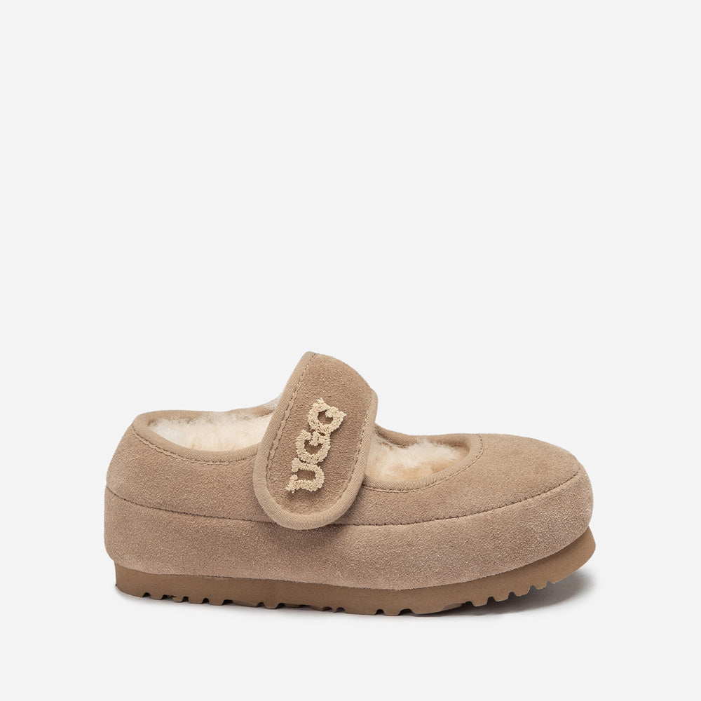 OZWEAR UGG Logo Kids Mary Jane