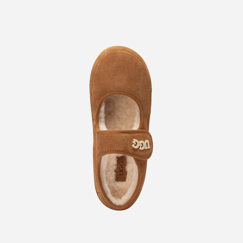 OZWEAR UGG Mary Jane Emb Logo
