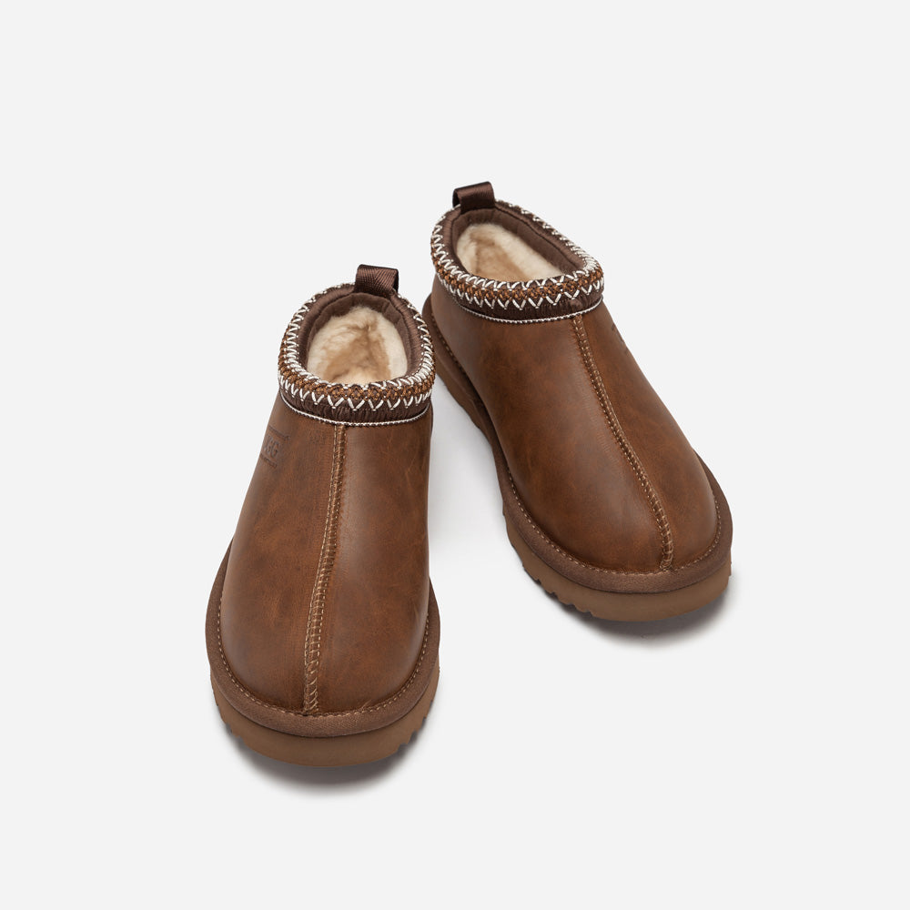 OZWEAR UGG Sydney Oiled Leather Slipper (Water Resistant)