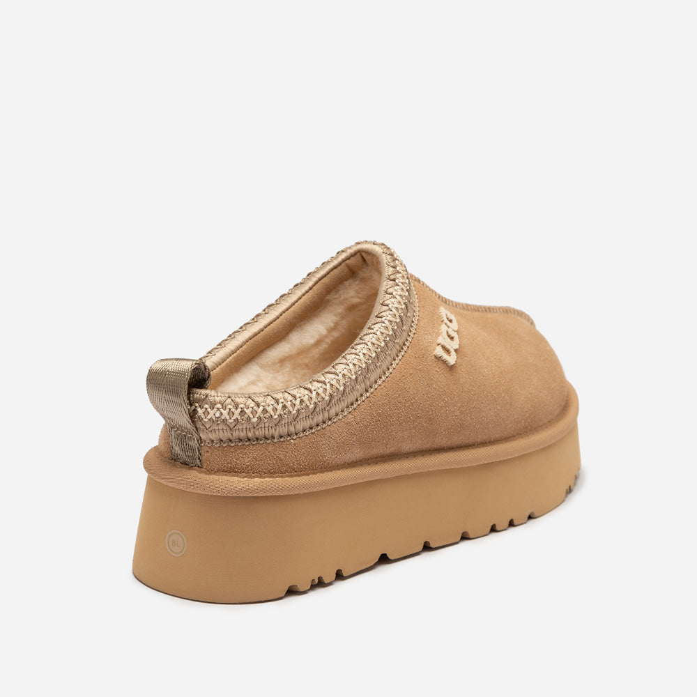 OZWEAR UGG Sydney Embroidery Platform Slipper