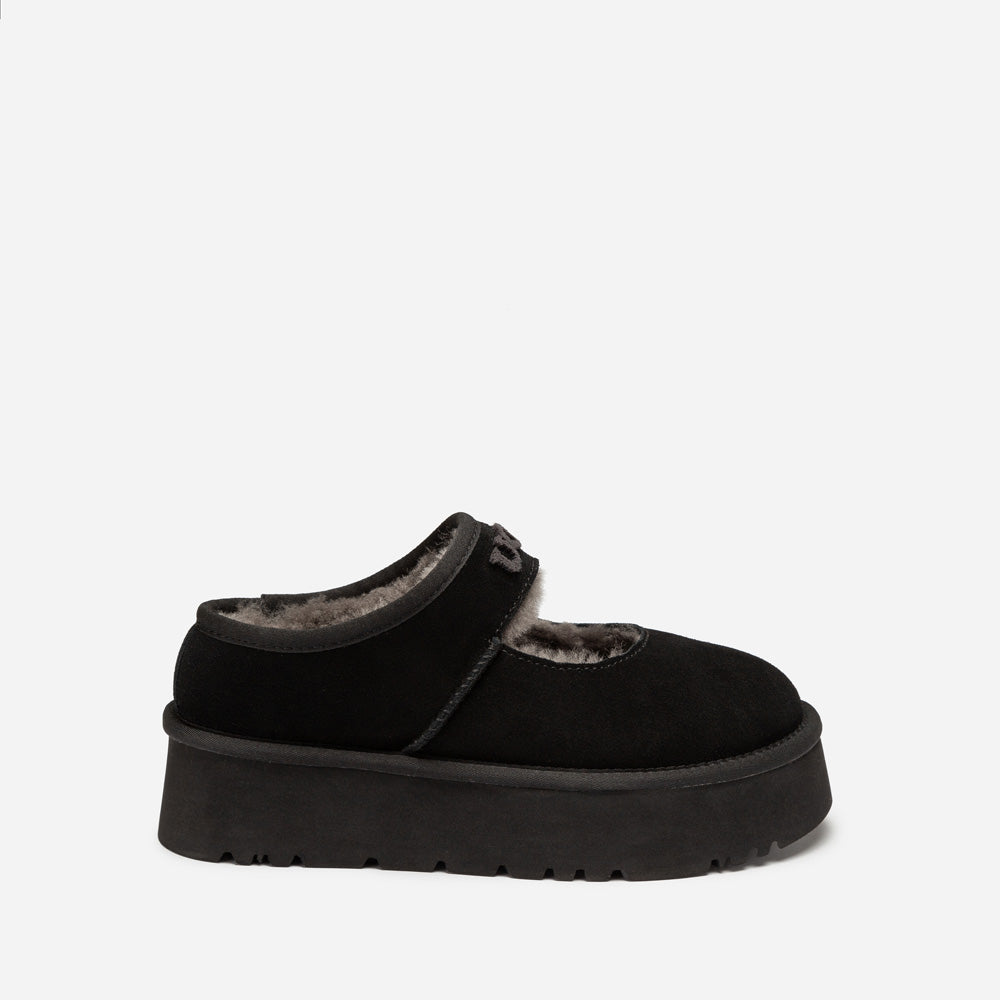 OZWEAR UGG Mary Jane Emb Logo Platform