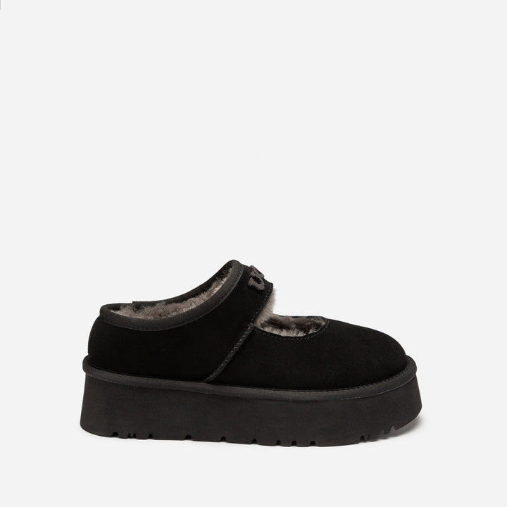 OZWEAR UGG Mary Jane Emb Logo Platform