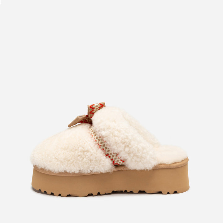 OZWEAR UGG Cemila Shearling Platform Slipper