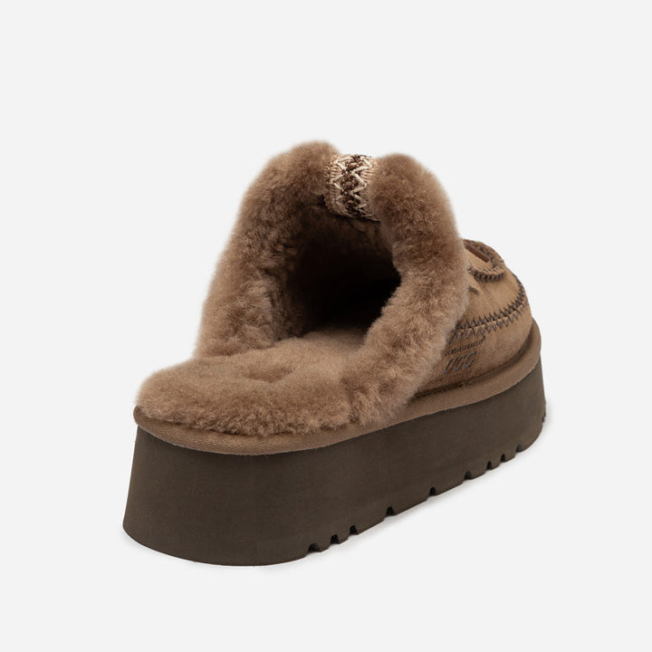 OZWEAR UGG Letitia Platform Slipper (Replaceable Decoration)