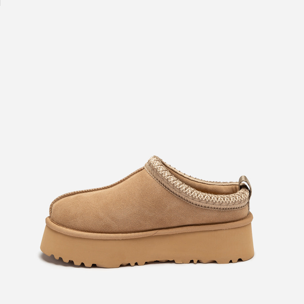 OZWEAR UGG Sydney Spring Platform Slipper (Water Resistant) (Detachable Wool Insole)