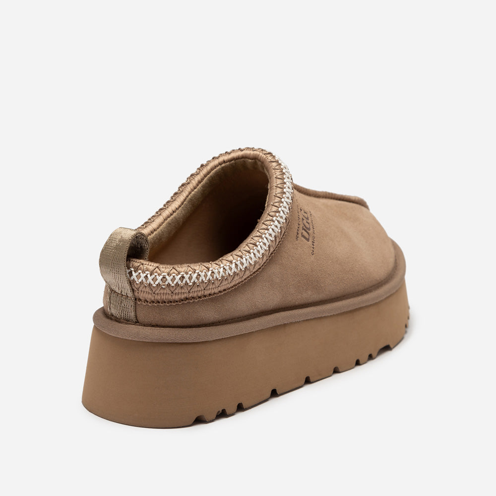 OZWEAR UGG Sydney Spring Platform Slipper (Water Resistant) (Detachable Wool Insole)