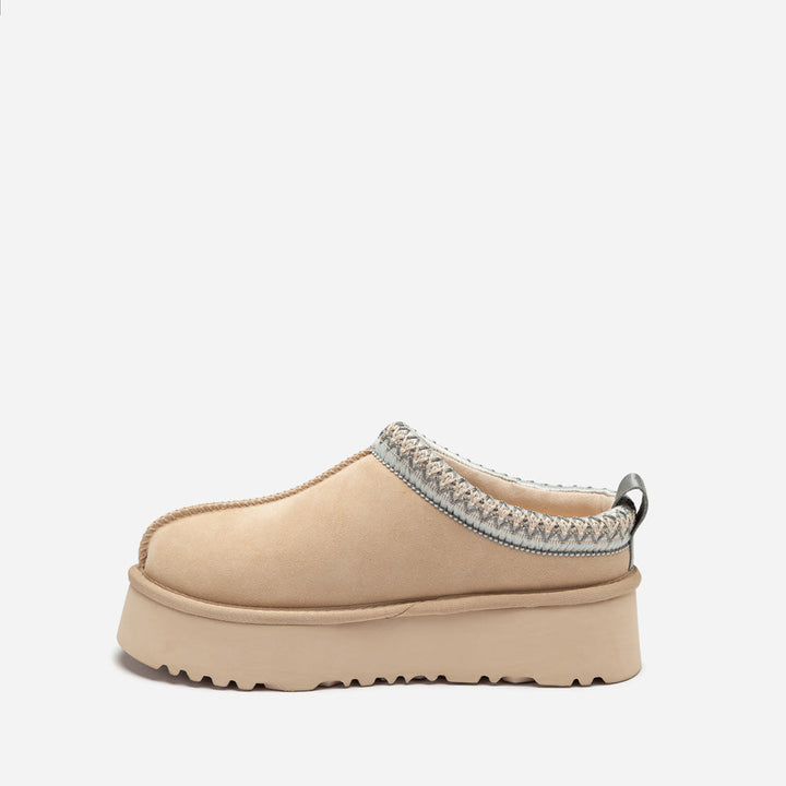 OZWEAR UGG Sydney Spring Platform Slipper (Water Resistant) (Detachable Wool Insole)