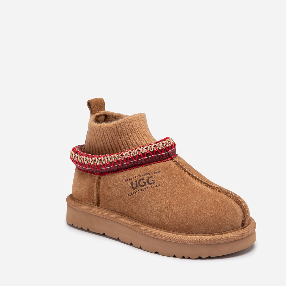 OZWEAR UGG Kids Sydney Knit Slipper