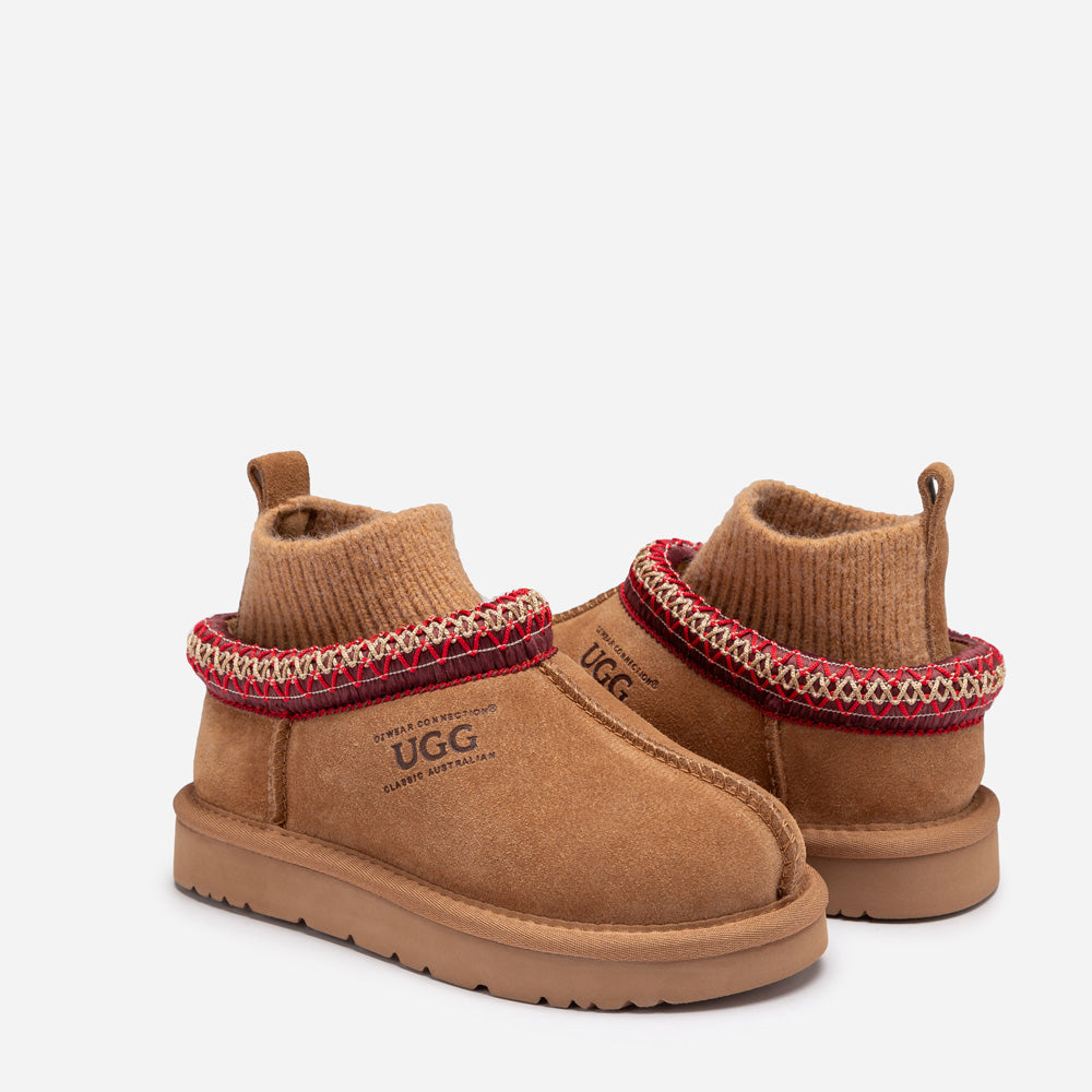 OZWEAR UGG Kids Sydney Knit Slipper