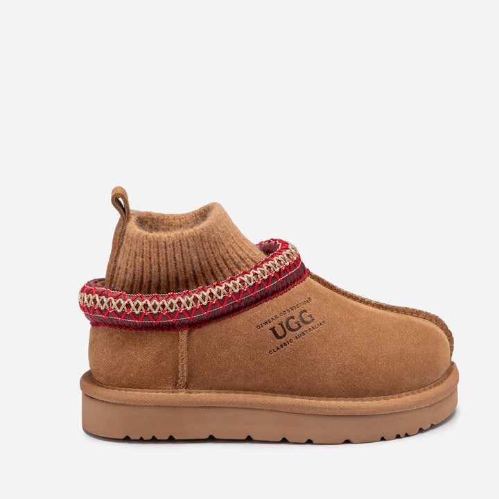 OZWEAR UGG Kids Sydney Knit Slipper