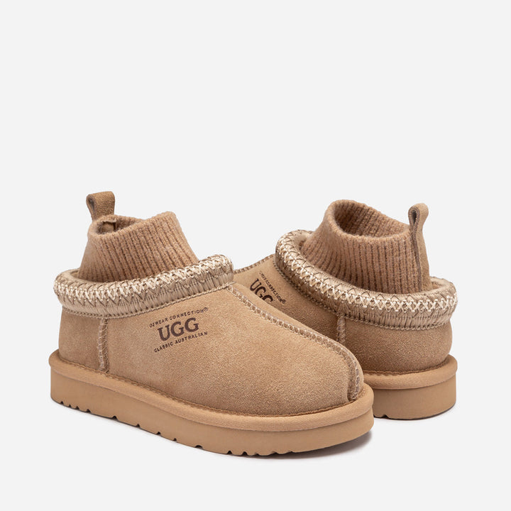 OZWEAR UGG Kids Sydney Knit Slipper