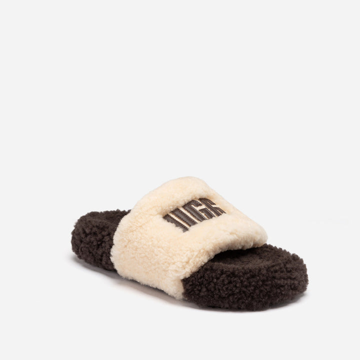 OZWEAR UGG Acacia Shearling Logo Slipper