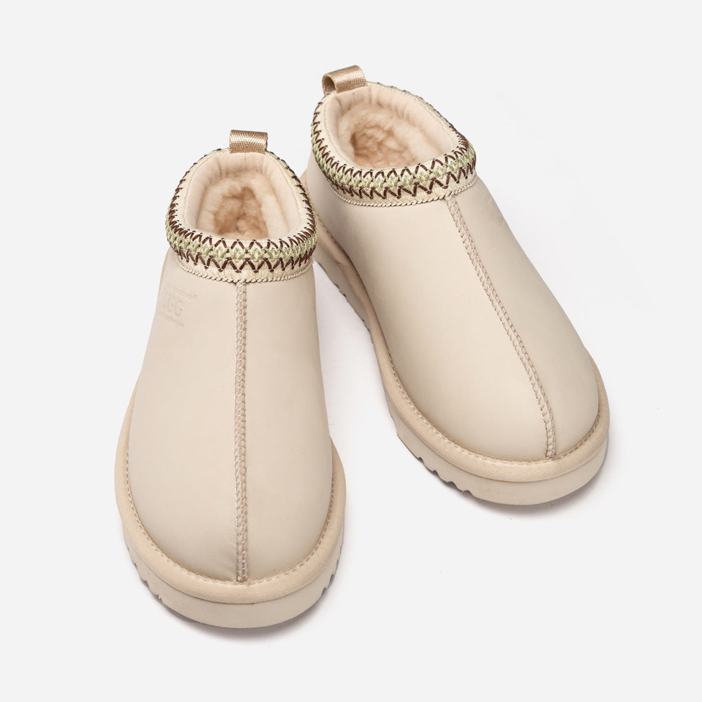 OZWEAR UGG Sydney Oiled Leather Slipper (Water Resistant)