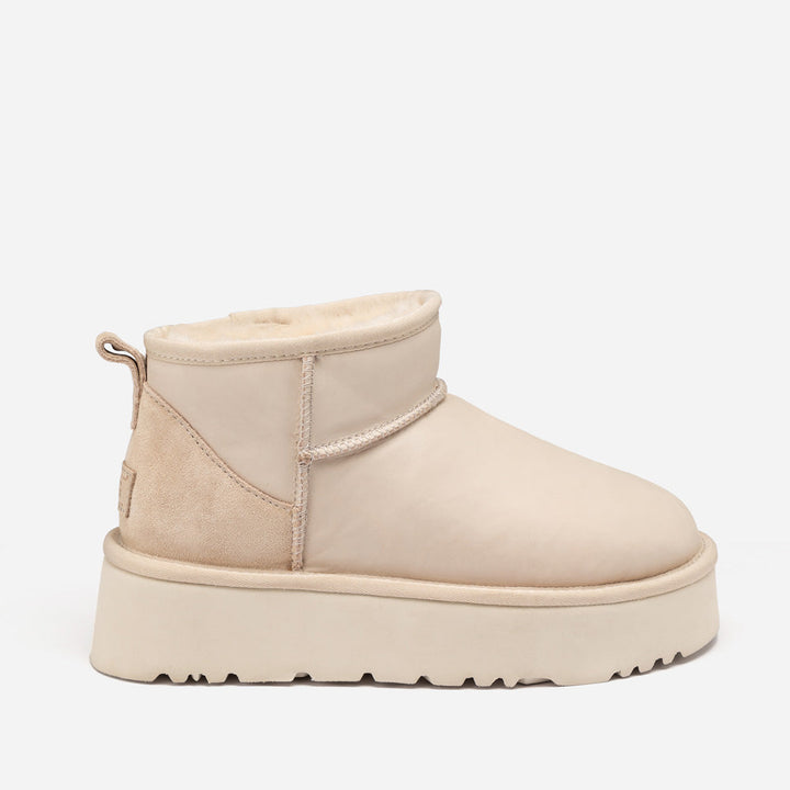 OZWEAR UGG Classic Platform Ultra Mini Boot (Oiled Leather) (4.5cm)