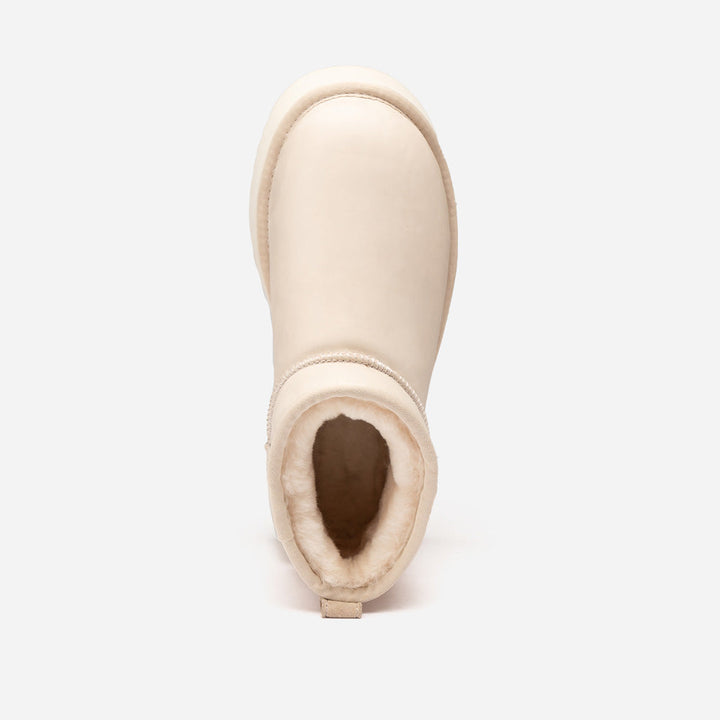 OZWEAR UGG Classic Platform Ultra Mini Boot (Oiled Leather) (4.5cm)
