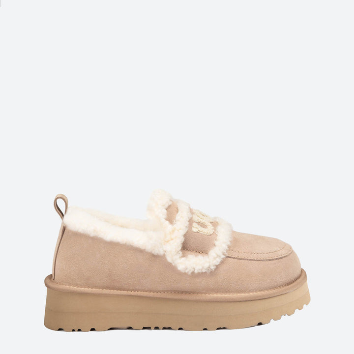 OZWEAR UGG Violet Shearling Platform Loafer