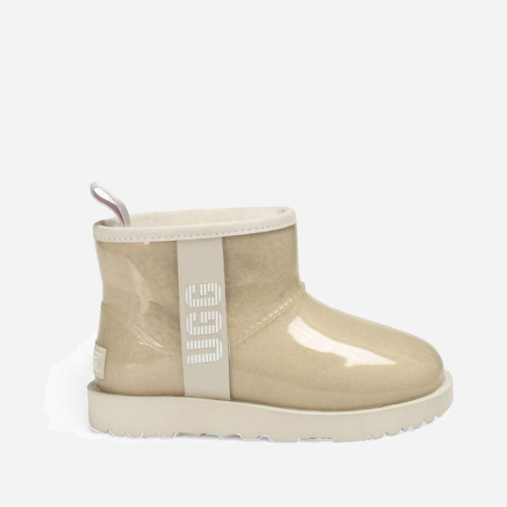 OZWEAR UGG Classic Kids Clear Mini Boots (Waterproof) (Glow In Dark Logo)