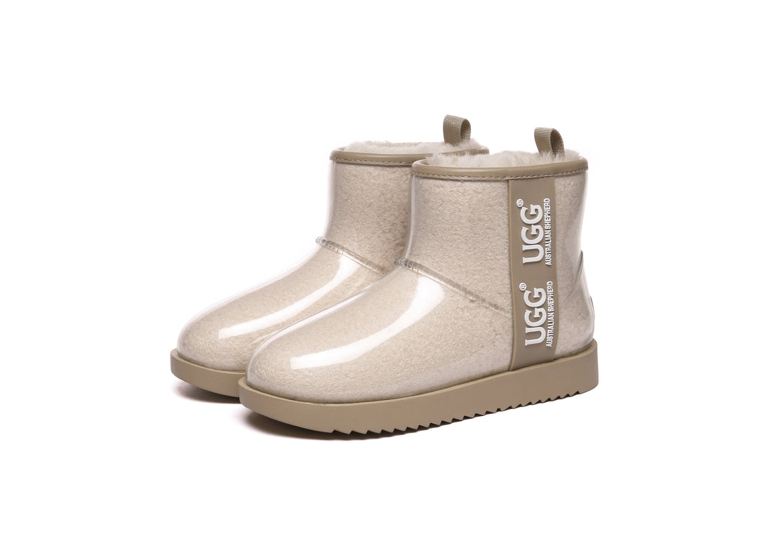 Clear Waterproof and Shearling Classic Boots