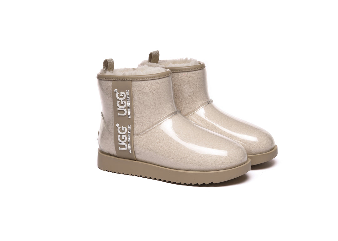 Clear Waterproof and Shearling Classic Boots