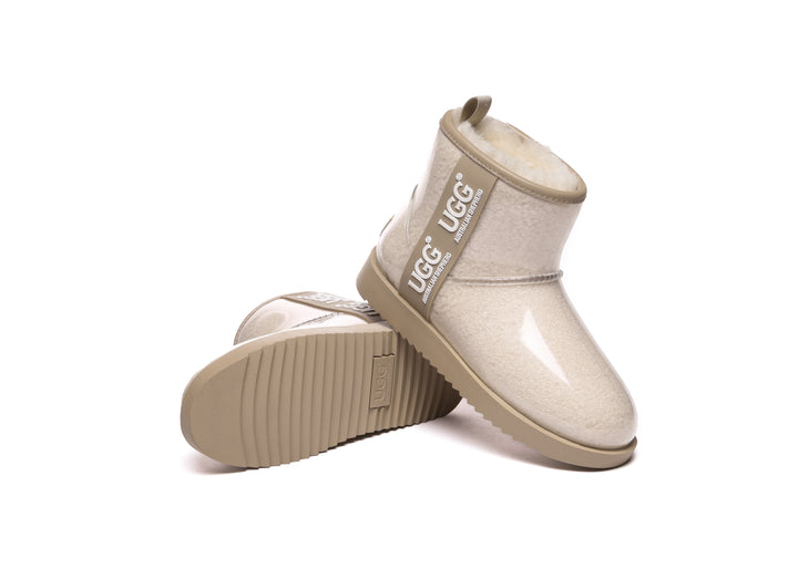 Clear Waterproof and Shearling Classic Boots