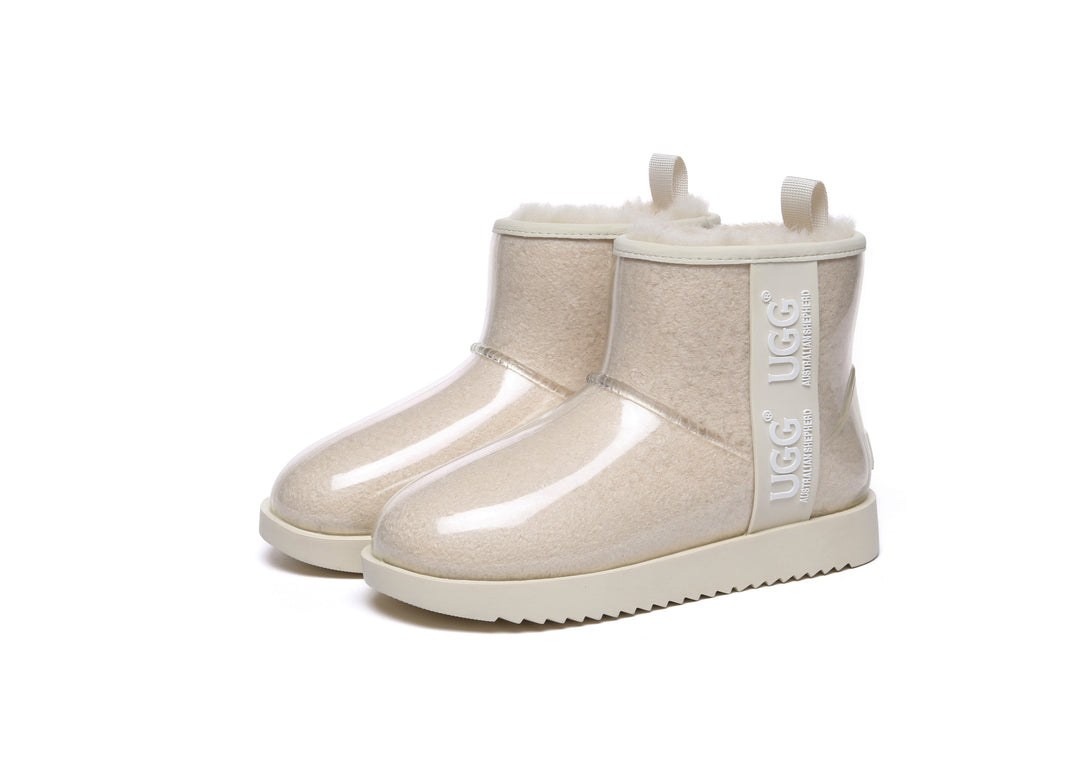 Clear Waterproof and Shearling Classic Boots