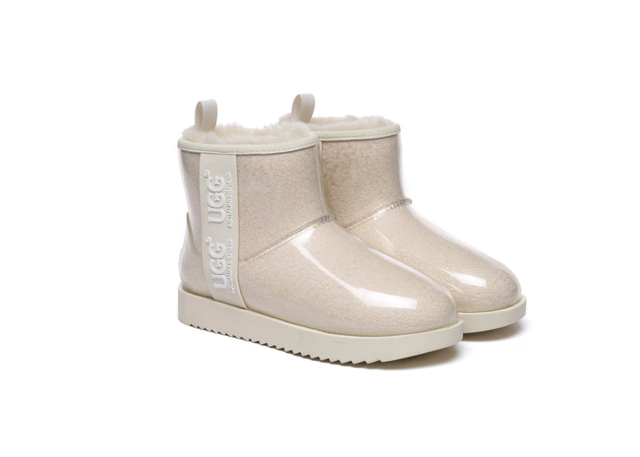 Clear Waterproof and Shearling Classic Boots