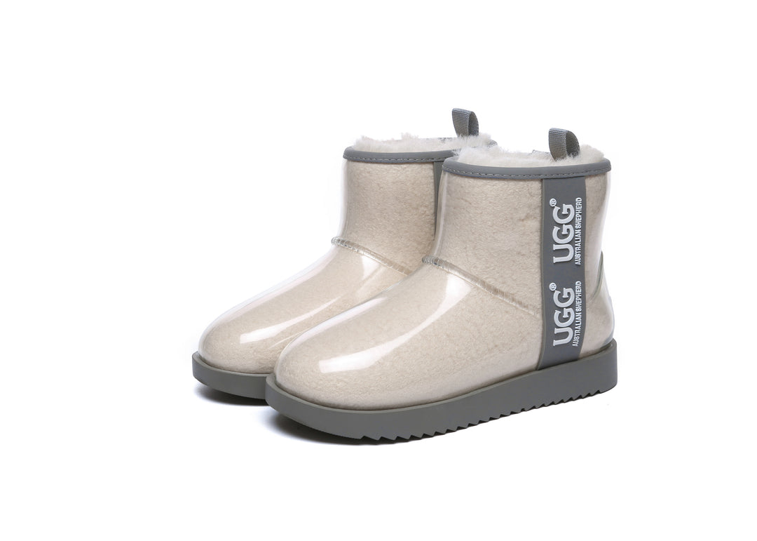 Clear Waterproof and Shearling Classic Boots